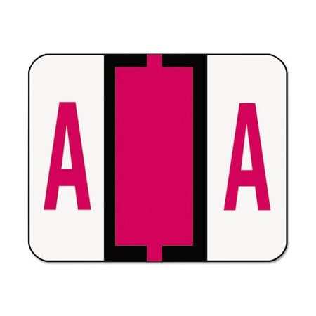 Smead Smead, A-Z COLOR-CODED END TAB FILING LABELS, A, 1 X 1.25, WHITE, 500/ROLL 67071